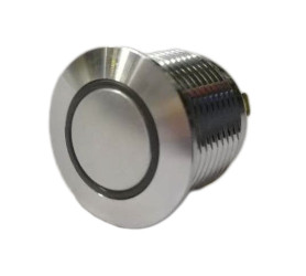 Nasadka przełącznika Chwilowy SPST średnica wycięcia 16mm, montaż panelowy RS PRO