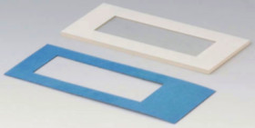 Display panel, acrylic glass, (L x W) 67.8 x 33 mm, transparent, A9173307