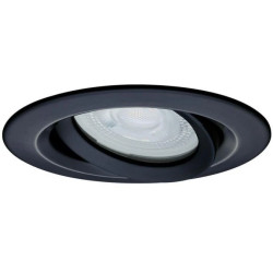 Ruchome oczko podtynkowe Lagos czarne IP65 1xGU10 Light Prestige