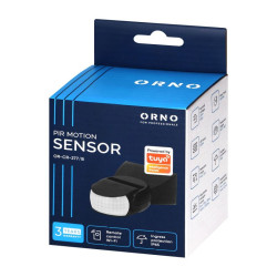Inteligentny czujnik ruchu 360st./180st. IP65 1200W ORNO WiFi Tuya Smart / OR-CR-277/B
