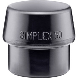 Halder 3202.050 Simplex Replacement Head Semihard 95 Shore A Rubber