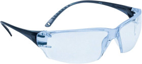 Okulary jednoczęściowe z poliwęglanu, jasnoniebieskie, MILO DETECTABLE