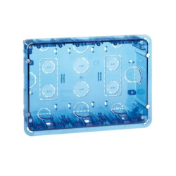 Simon Connect Puszka Simon500 podtynkowa potrójna 6xK45 niebieska 51020103-039