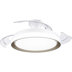 Philips 8720169279124 Lighting Bliss Ceiling Fan 28W/35W Gold Retractable LED