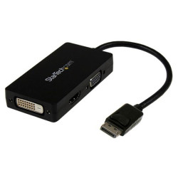 StarTech.com DP2VGDVHD Displayport To VGA DVI HDMI - Black
