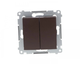 Simon 54 Łącznik świecznikowy brąz mat 16AX DW5A.01/46