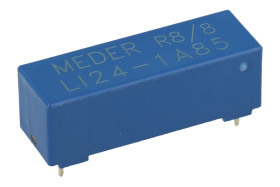 Przekaźnik; kontaktronowy; LI24-1A85 ; 24V; DC; 2,5A; do druku (PCB); Meder; RoHS