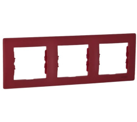 Sedna Ramka potrójna czerwona pozioma SDN5800541