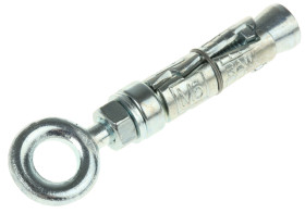 Kotwa do kamienia dł 83mm M6 Stalowe Ø 12mm RawlPlug Kotwa oczkowa