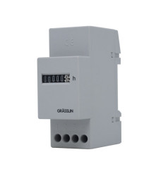 Licznik godzin 400 V AC Grässlin Wskaźnik 6-cyfrowy Licznik godzin