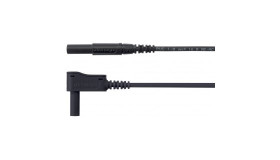 Przewód pomiarowy MSWFK A341 / 1 / 50 / SW, PVC, 16A, 1kV, kolor: Czarny, dł. 500mm, CAT III 1000V, -10 → +90