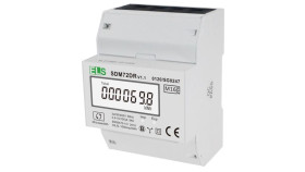 Licznik Energii Elektrycznej Lcd 3-Fazowy 100A 3X230/400V Z Resetem Sdm72dr Mid