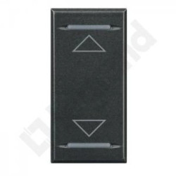 AXOLUTE MYHOME - KLAWISZ GÓRA-DÓŁ 2M ANTRACYT HS4911/2AH /10szt./