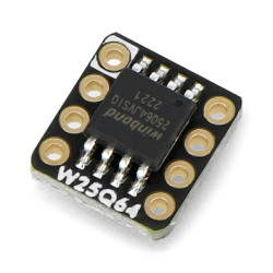 Moduł z pamięcią Flash - QSPI DIP - W25Q64JVSSIQ - 64 Mb / 8 MB - Adafruit 5633