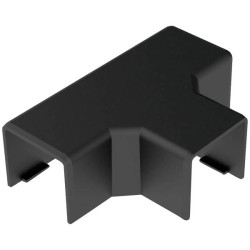 KOPOS 8624_FB Cable Duct Stub Connector 20x20mm 1Piece Black Wall/Ceiling Mount