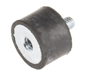 Podstawka antywibracyjna M4 średnica 15mm wysokość całkowita 10mm Cylinder męski-żeński