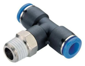 Adapter gwintowany teowy typu gwint – rura, 9,9 kgf/cm², 990 kPa