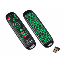 KLAWIATURA PILOT MEMBRANOWA 3W1 SMART TV PC AIR MOUSE MYSZKA NA RUCH