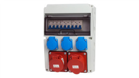 Rozdzielnica Rozdzielnia Budowlana Zabezpieczona Rsw113c113