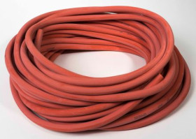 Rura gumowa średnica wew 8mm średnica zew 18mm Laboratorium Czerwony długość 25m