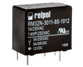 Przekaźniki miniaturowy 1P 5A 12V DC PCB RM32N-3011-85-1012 2615029