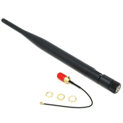LoRa Antenna with Pigtail - 868MHz Black