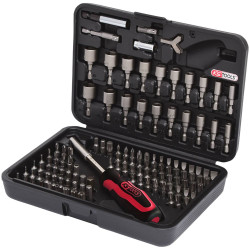KS Tools 911.2085 1/4&quot; Bit Set, 122 Pcs