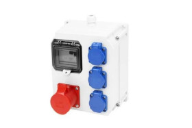 Rozdzielnica stacjonarna MIKOŁAJKI 16A/5PxB16 2xGSxB16 IP44 9013125W