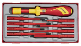 Zestaw wkrętaków Teng Tools dynamometrycznych Płaska 9 szt.