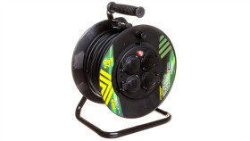 Przedłużacz Bębnowy 4-Gniazda Z/U 25M H05rr-F 3G1,5 Ip44 P084251