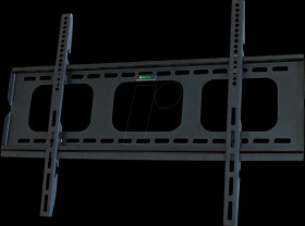 17.99.1214 TV wall bracket, fixed, black, 80 kg