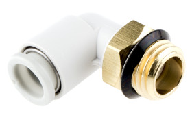 Złączka pneumatyczna Uni 1/4 męskie Wciskane 8 mm SMC Adapter gwintowany kolankowy Uni 1/4 męskie