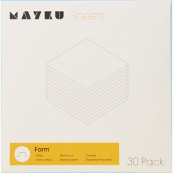 Mayku Form White 0.5mm&#xA0;HIPS Sheet - 30 Pack