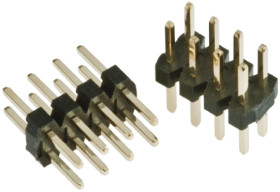 Złącze szpilkowe 8-pinowe raster: 2.0mm 2-rzędowe HARWIN Przewlekany 1.0A