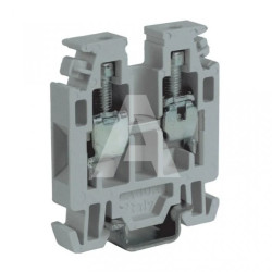 Złączka śrubowa RN.2/4/GR, miniaturowa, szara, 2,5 mm²