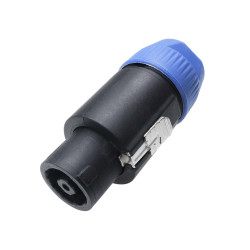 Złącze mikrofonowe Męski 8-pinowe Montaż na kablu 30A Śruba kolor Czarny, niebieski