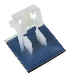 Uchwyt opaski kablowej do opasek 6mm długość 24mm szerokość 24 mm Thomas & Betts Naturalny