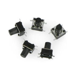Tact Switch 6x6mm / 8mm SMD - 5szt.