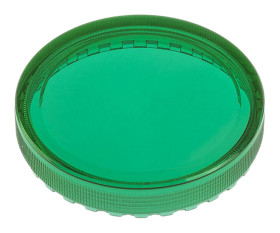 Klosze lampek kontrolnych do przycisków kształt: Okrągłe płaskie Zielony Klosz przycisku EAO 23.7(Dia)mm
