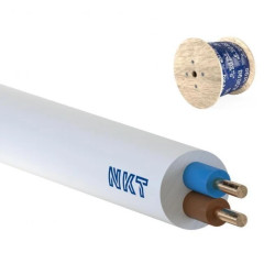 Przewód YDY 2x1,5 450/750V biały /bębnowy/