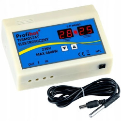 TERMOSTAT ELEKTRONICZNY STEROWNIK REGULATOR TEMPERATURY 230V max. 6600W