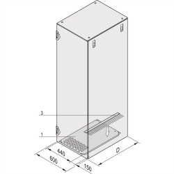nVent SCHROFF 23130357 Płyta bazowa 1 szt.