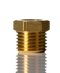 Nakrętka do rur, seria: 18, rozmiar rury: 5mm, Mosiądz, M10 x 1