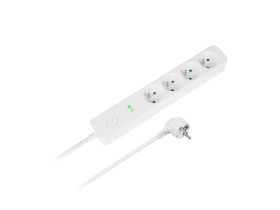 Przedłużacz sieciowy Rebel 4 gniazda z wyłącznikiem -1,5m