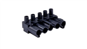 Złączka Wtykowa Elektryczna Bcs-5/M-N (Męska 5-Polowa Czarna)