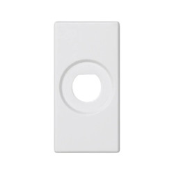 Simon Connect Płytka K45/2 22,5x45mm z otworem fi10mm czysta biel K102/9