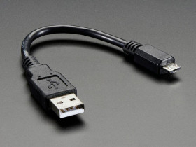 Adafruit USB cable - 6" A/MicroB