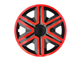 Kołpak 16" Action Doublecolor red/black 4szt