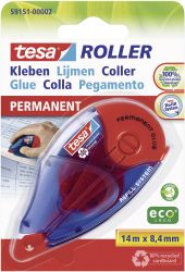 tesa Klej w rolce ROLLER Permanent ecoLogo® 8.4 mm 14 m Trwały Możliwość ponownego napełniania: Tak 59151-00002-06 1 szt