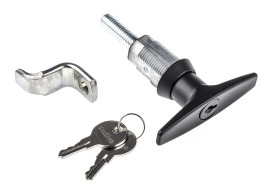 Uchwyt z zamkiem Cynk odlewany Southco dł. 82.5mm Czarny